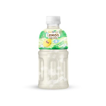 NFC Lemon Juice With Nata De Coco Chewy Jelly, 10.82 Fl Oz (320Ml) Bottle