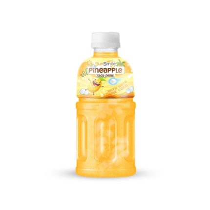 NFC Pineapple Juice With Nata De Coco Chewy Jelly, 10.82 Fl Oz (320Ml) Bottle