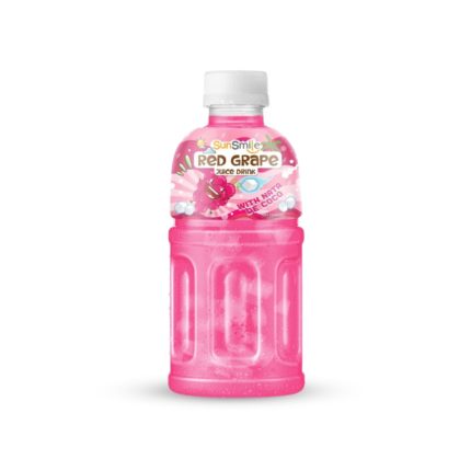 NFC Red Grape Juice With Nata De Coco Chewy Jelly, 10.82 Fl Oz (320Ml) Bottle