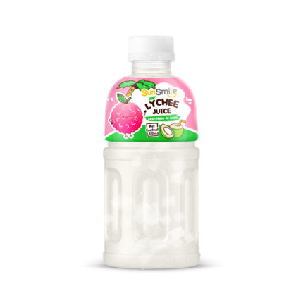 Lychee NFC Juice Drink With Nata De Coco Jelly, 16.9 Fl Oz (320ml) Bottle