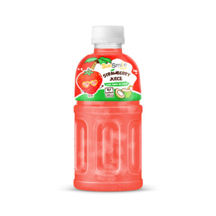 Strawberry NFC Juice Drink With Nata De Coco Jelly, 16.9 Fl Oz (320ml) Bottle
